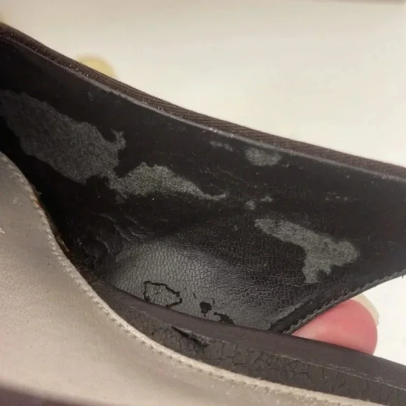 NIB NATURALIZER WOMEN'S ALENA BROWN LEATHER SLINGBACK HEELS Size 7WW NIB - Picture 14 of 16